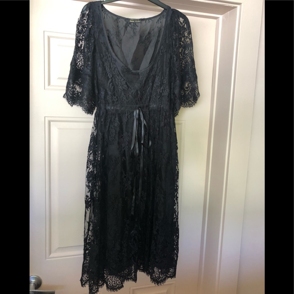 Vintage style lace dress .